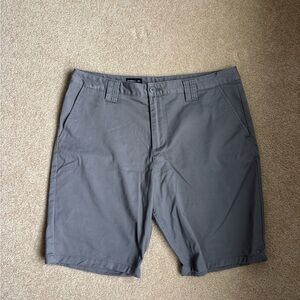 O'Neill Men's Charcoal Flat Front Shorts